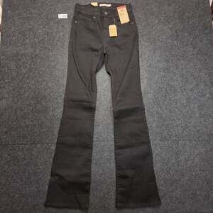Levi's 725 High Rise Bootcut Hypersoft Black Jeans Women's Size 28x34